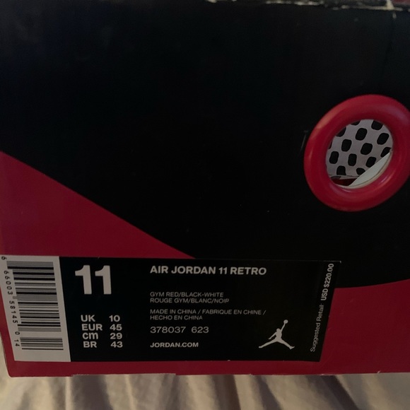 Brand new never worn Jordan 11 size 11 - Picture 2 of 3